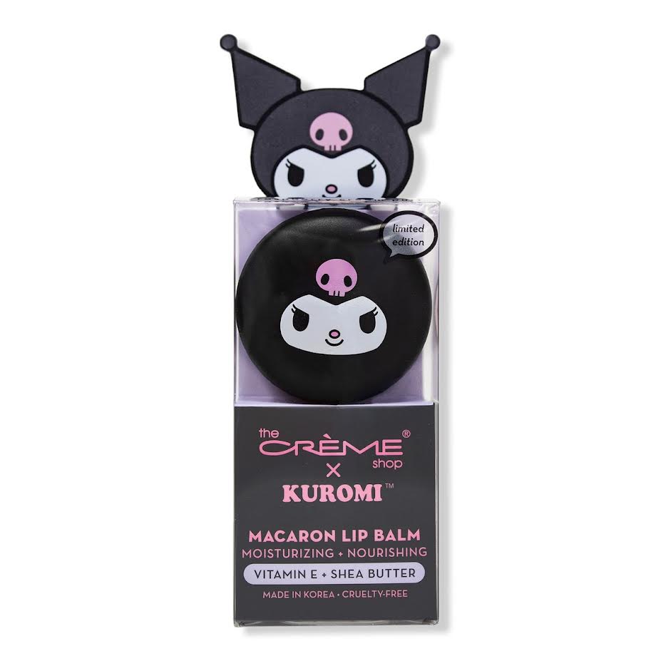 The Creme Shop Kuromi Macaron Lip Balm - Raspberry Cream Puff 7.5g