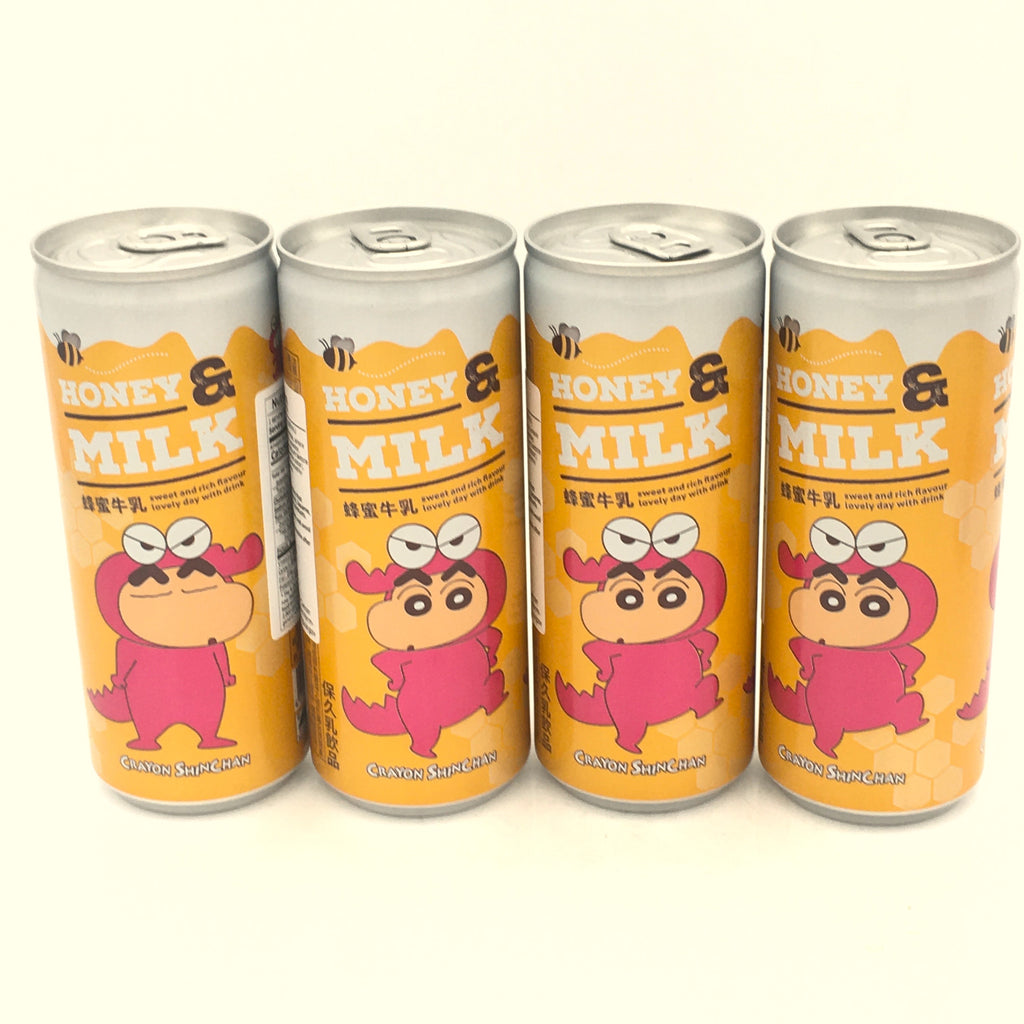 Sunfriend Mouth Honey Flavored Milk 8.1oz X4bottle蜂蜜牛乳風味保久乳飲品