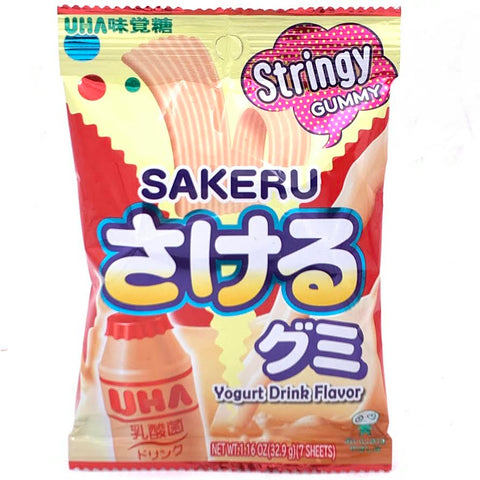 Uha Sakeru Gummy - Yogurt Drink Flavor 32.9g/(7sheets)