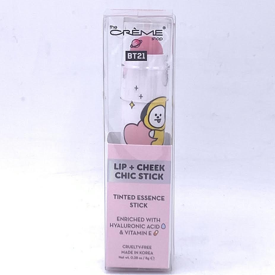 The Creme Shop BT21 Lip+Cheek Chic Stick Tinted Essence Stick - Cherry Blossom 0.28oz/8g