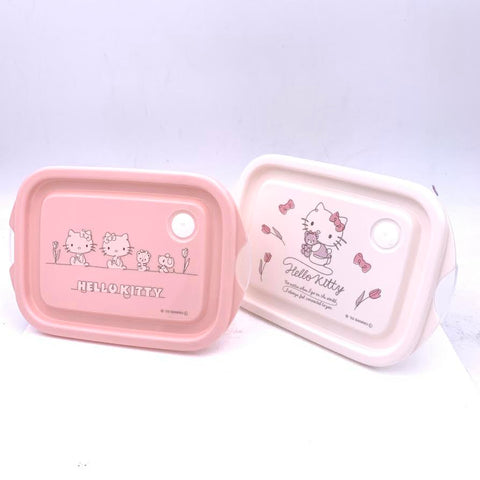 Skater X Hello Kitty Lunch Box 500m/(2pc)轻量型可微波抗菌保鲜盒