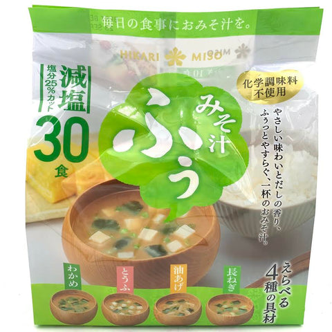 Hikari Instant Fu Miso Soup Awase Mild Sodium 14.7oz/(30packs)