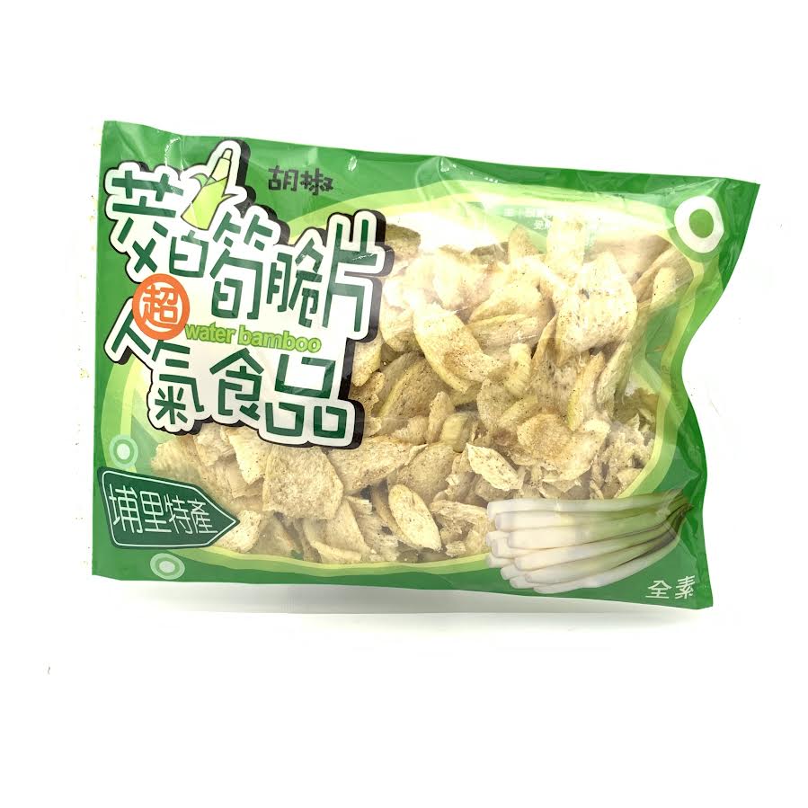 Water Bamboo Chips - Pepper Flavor 100g 胡椒茭白筍脆片