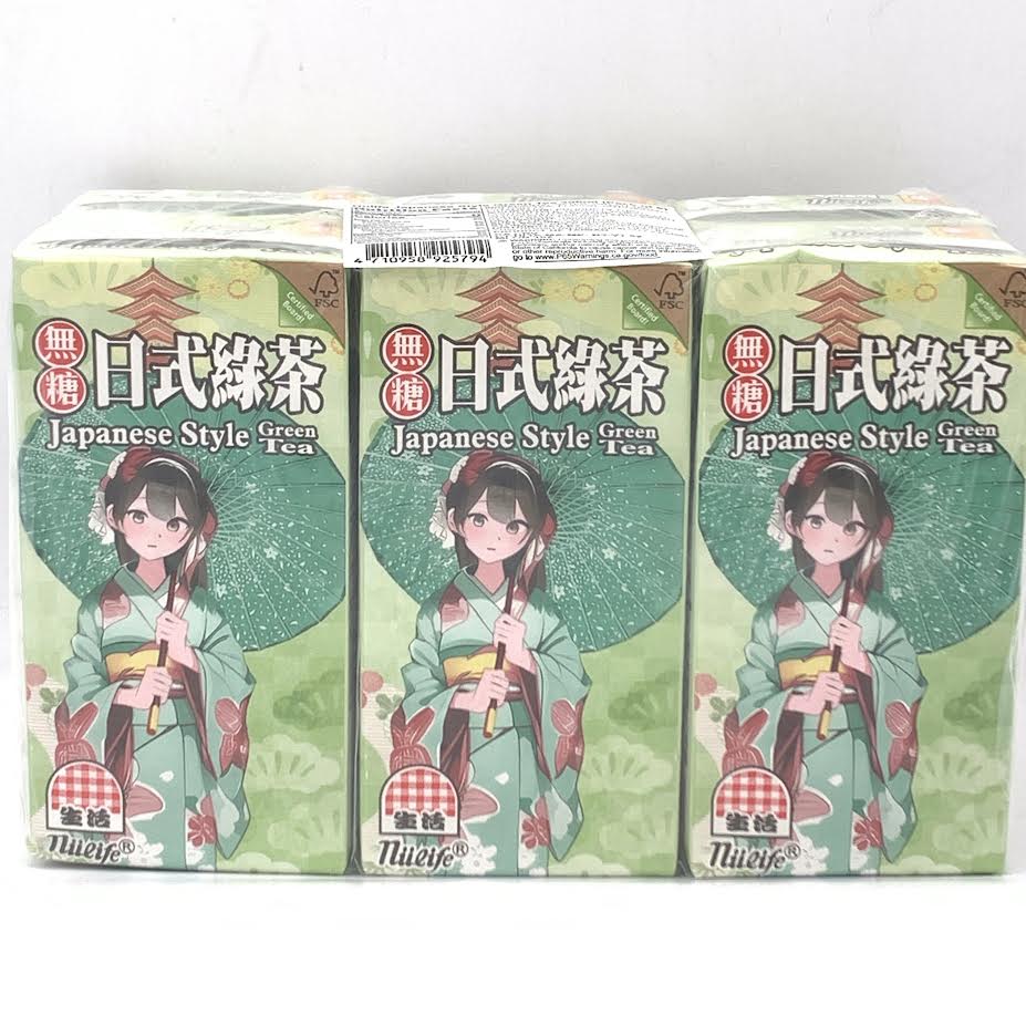Nulife Japanese Style Green Tea 300mlx6pack生活無糖日式綠茶