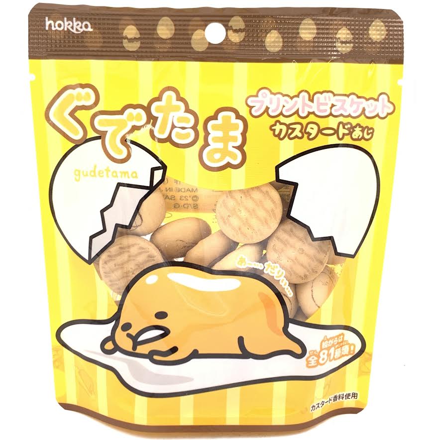 Hokka Hokuriku Gudetama Pudding Biscuit 1.33oz/38g