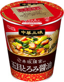 Myojo Chinese Samadhi Akasaka Rigu Gomoku Thick Soy Sauce Noodles 63gx6Cups 中華三昧五目濃醬油拉麵
