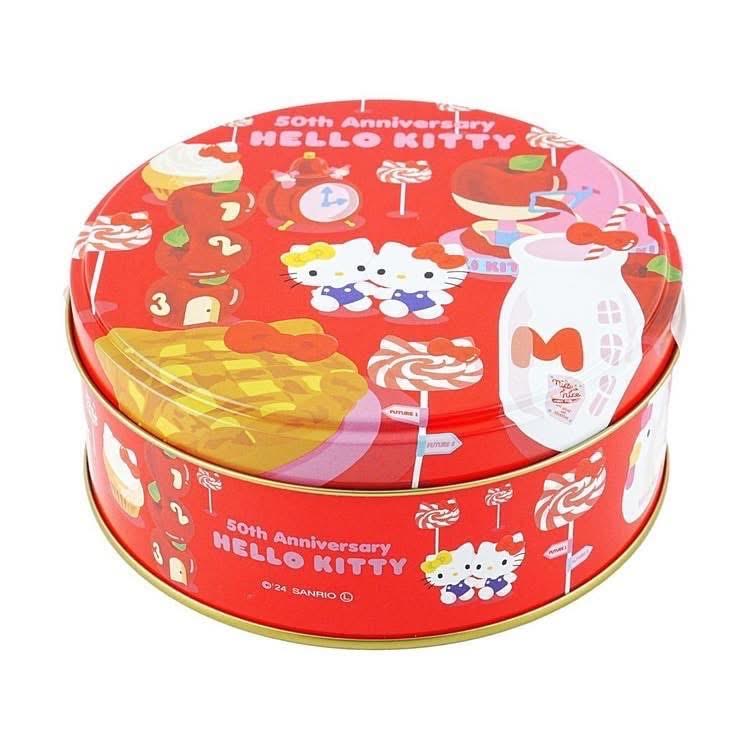 Hokka Hello Kitty 50th Anniversary Biscuit Tin 2.11oz/(60g)