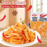 Wei Long Delicious Spicy Konjac Strips Szechwan Taste 360g/(20bag)魔芋爽麻辣素毛肚