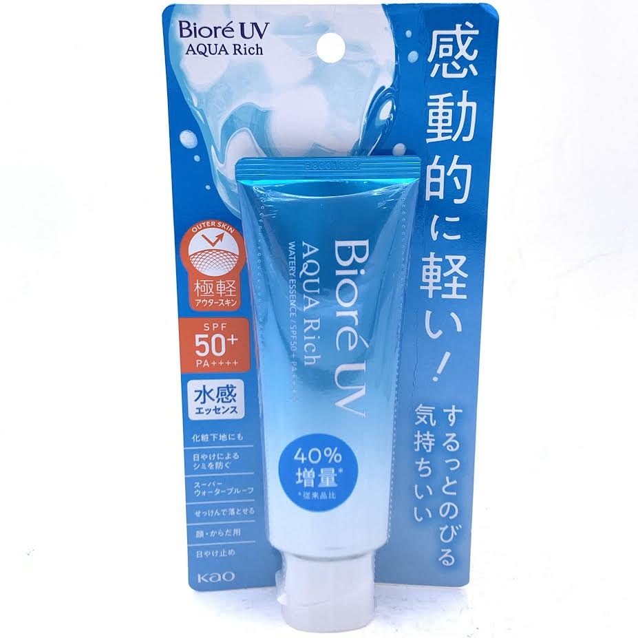 Kao Biore UV Aqua Rich Watery Essence SPF 50+ PA++++ 70ml花王碧柔防晒