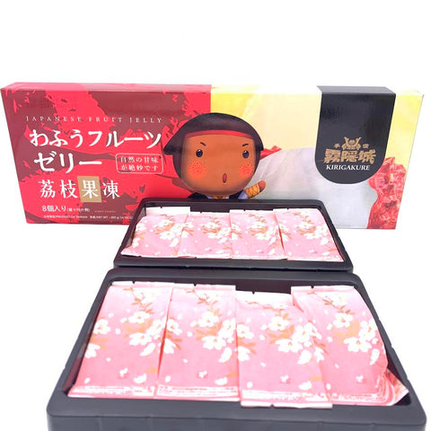 Japanese Fruit Jelly - Litchi Jelly 400g/(8pcs))手信霧隱城日式荔枝果凍
