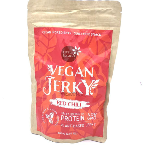 Little Jasmine Vegan Jerky - Red Chili Flavor 7.05oz/(200g)