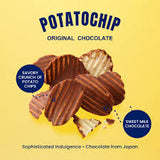 Bourbon Potato Chips Snack Covered in Chocolate 37g 巧克力波浪洋芋片杯