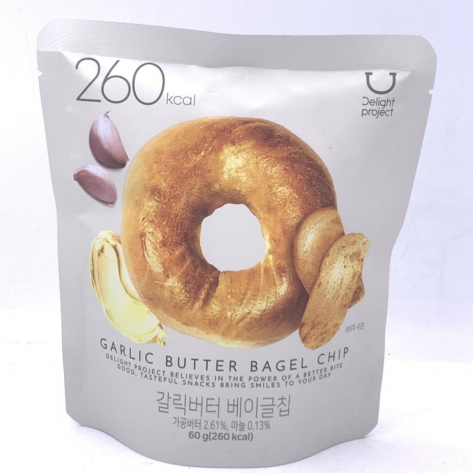 Delight Project Garlic Butter Bagel Chip 60g大蒜奶油口味貝果餅乾