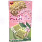 Bourbon Cream Omelet Soft Cake - Sakura Matcha Flavor 5pc樱花抹茶味夹心蛋糕卷