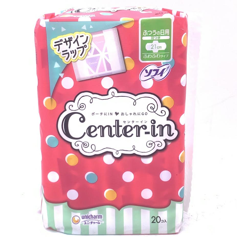 Unicharm Sofy Center -In Pads Size:21cm/20count輕柔瞬吸日用護翼衛生棉