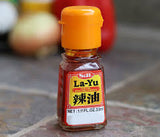 S&B La-Yu Chili Oil With Chili Pepper 1.11oz/33ml辣油