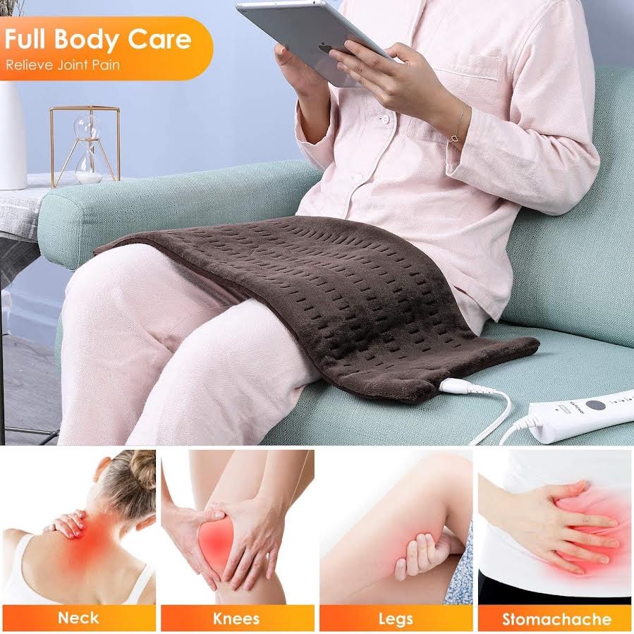 MVpower Electric Heating Pad 12"X24" Color:Coffee