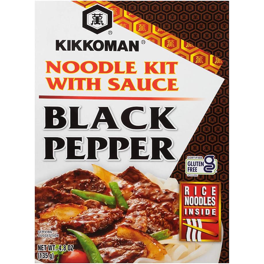 Kikkoman Noodle Kit With Sauce - Black Pepper 4.8oz/135g