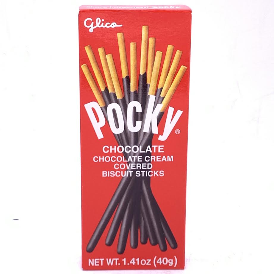 Glico Pocky Chocolate Cream Covered Biscuit Sticks 1.41oz/(40g)