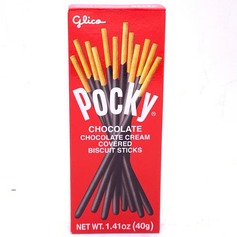Glico Pocky Chocolate Cream Covered Biscuit Sticks 1.41oz/(40g)
