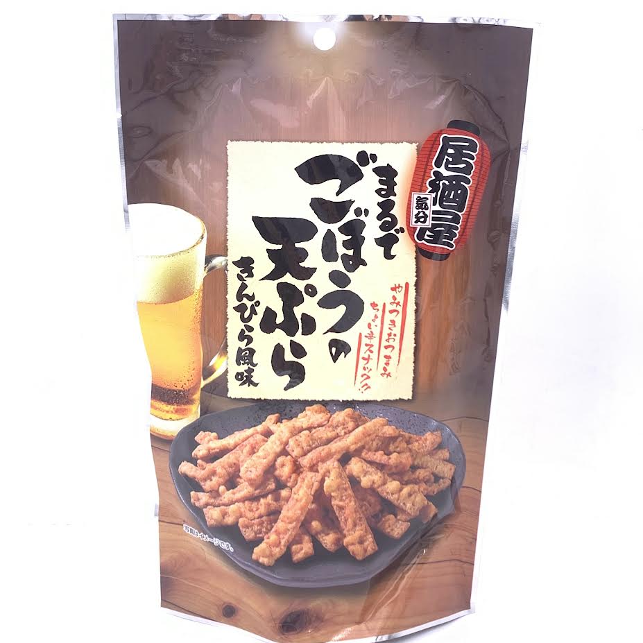 Ichiei Foods Burdock Tempura Kinpira Flavor 55g辛辣牛蒡天婦羅片