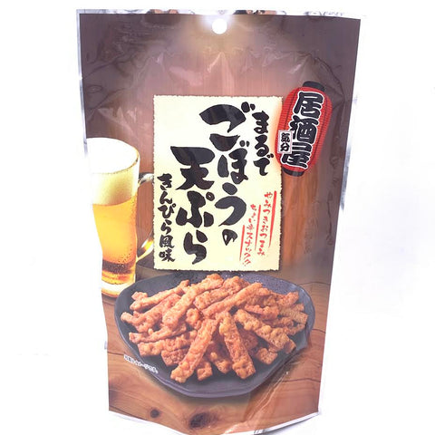 Ichiei Foods Burdock Tempura Kinpira Flavor 55g辛辣牛蒡天婦羅片