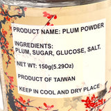 Taiwanese Plum Powder 150g台灣梅粉
