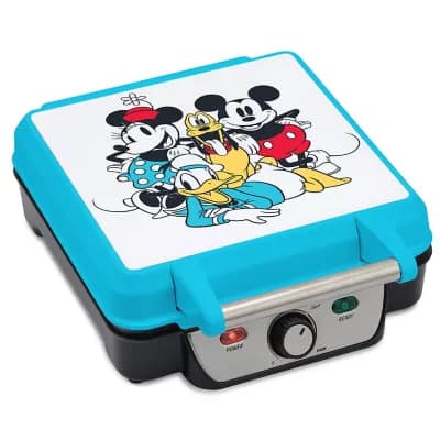 Disney Mickey And Friends 4 Slice Waffle Maker With Nonstick Cooking Plates迪士尼米奇&朋友鬆餅機