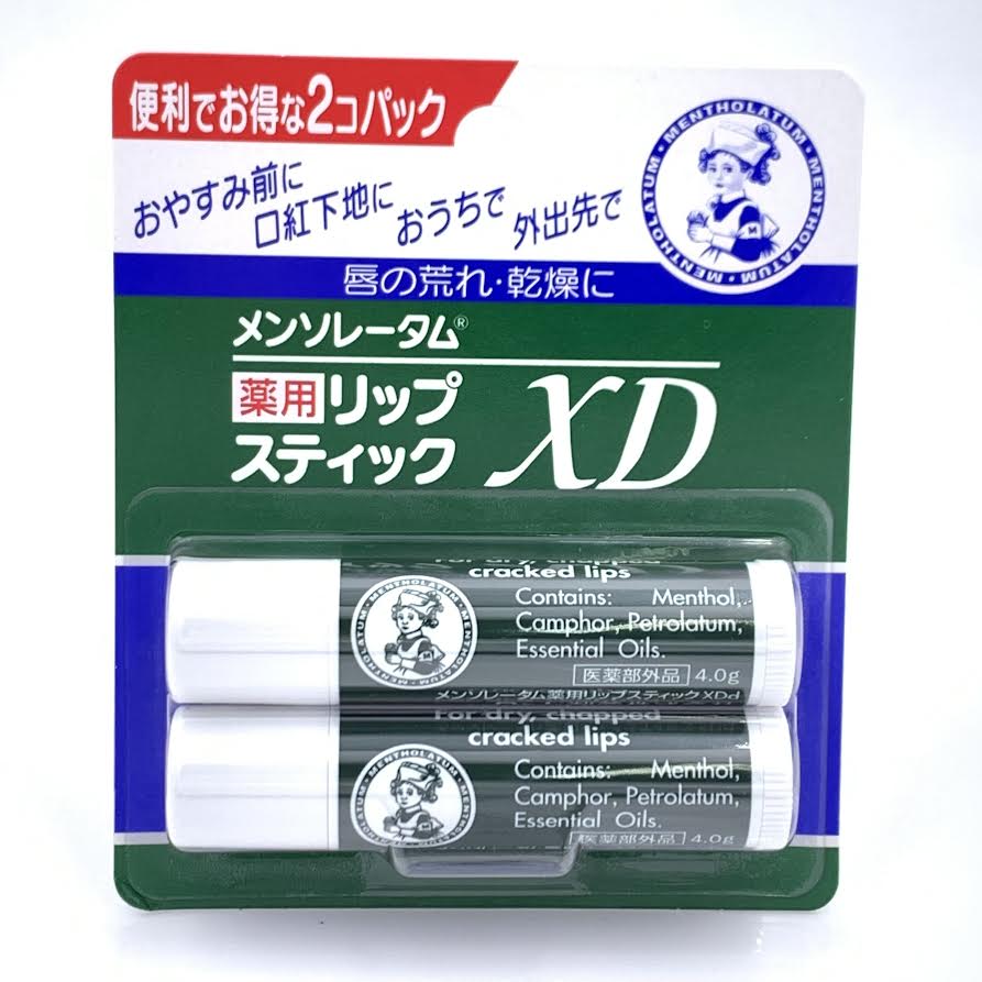 Rohto Mentholtum Lipstick 4.0g /(2Pcs)曼秀雷敦药用唇膏