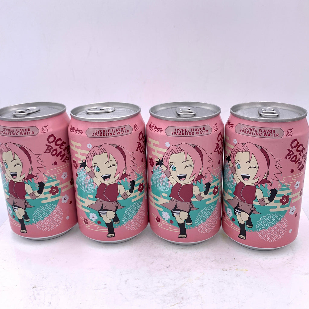 Ocean Bomb Lychee Flavor Sparkling Water 330mlX4Can
