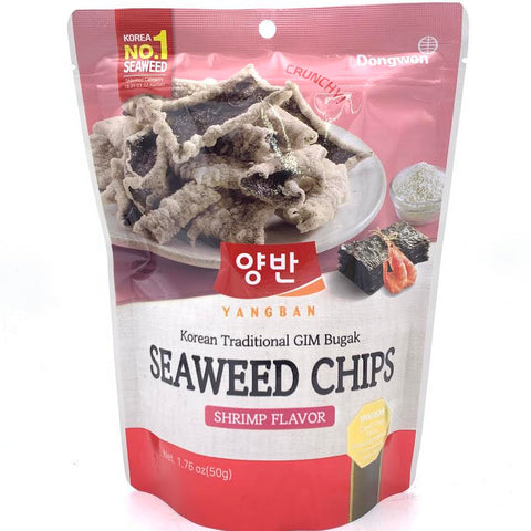 Dongwon Yangban Seaweed Chips - Shrimp Flavor 1.76oz/(50g)
