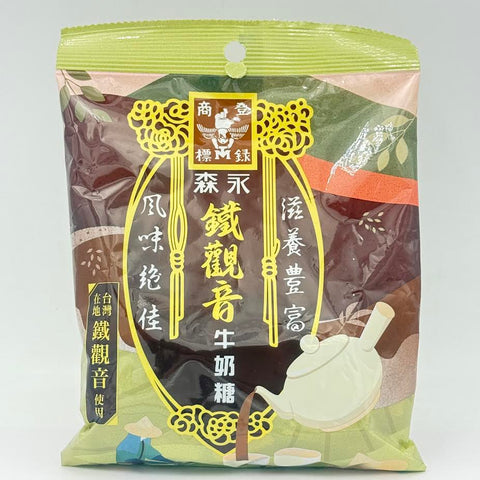 Morinaga Milk Caramel Candy - Tie Guan Yin Oolong Tea Flavor90g森永鐡観音牛奶糖
