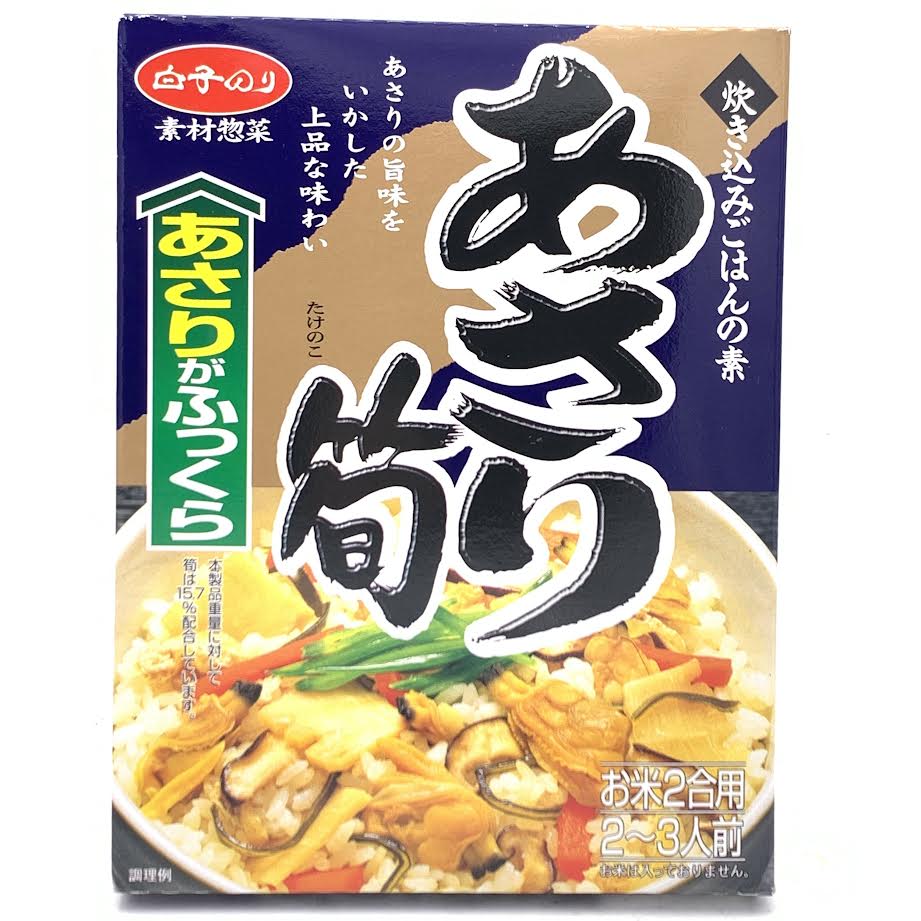Shirako Baby Clam And Bamboo Shoot In Soy Sauce 6.7oz/(190g)