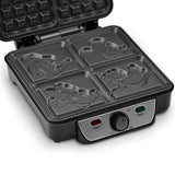 Disney Mickey And Friends 4 Slice Waffle Maker With Nonstick Cooking Plates迪士尼米奇&朋友鬆餅機