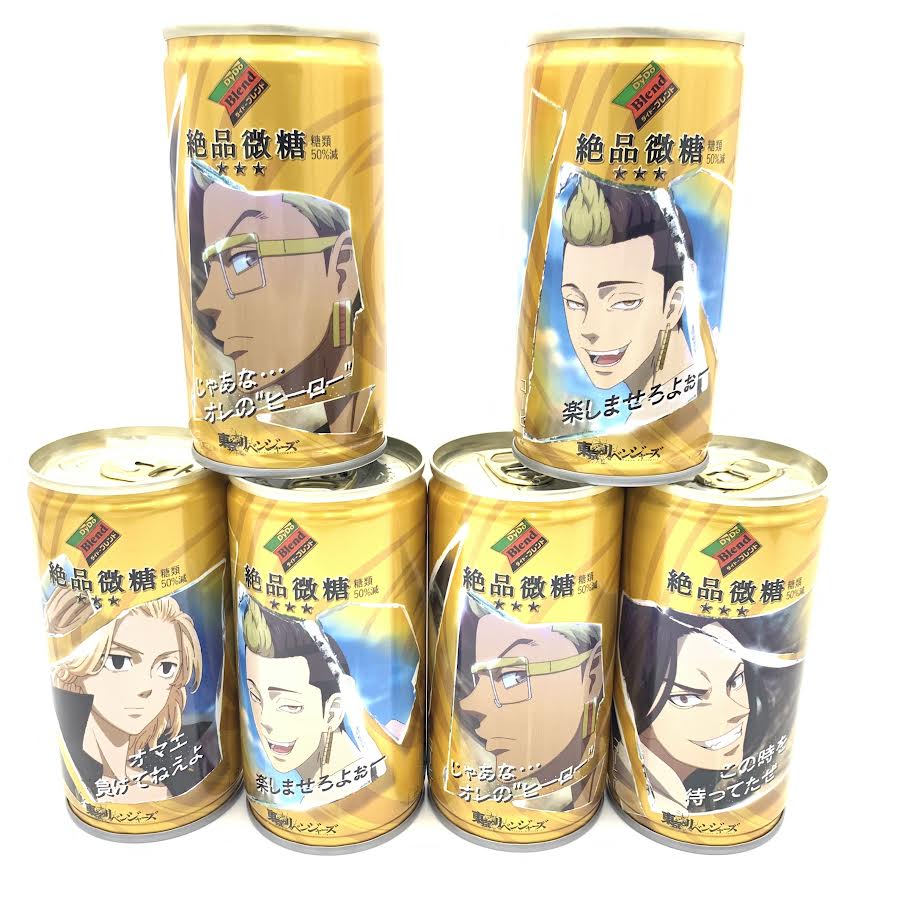Dydo X Blend Excellent Micro Sugar Coffee 185gX6pack 東京復仇者聯盟絕品微糖混合咖啡