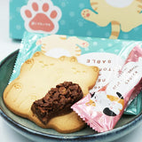 Wakao Neko No Totomakura Cookie & Chocolate 114g/(8pc)貓形餅乾和魚形巧克力脆餅禮盒