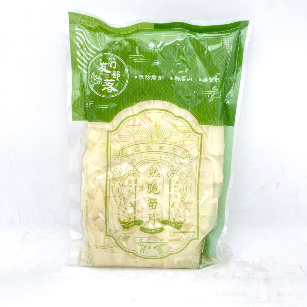 Taiwan Sliced Crispy Bamboo Shoots 600g筍友部落熟脆筍片（全素）