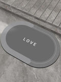 天然矽藻土乳膠軟墊Oval Mat 40cm*60cm