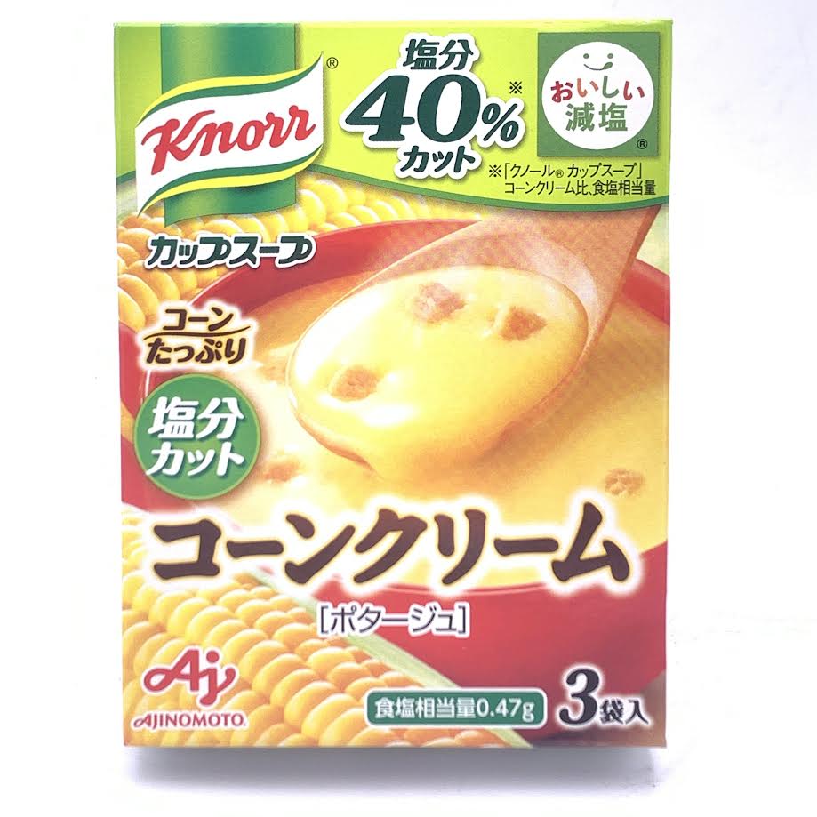 Knorr Creamy Corn Soup 40% Salt Less 18.9gx3bags
