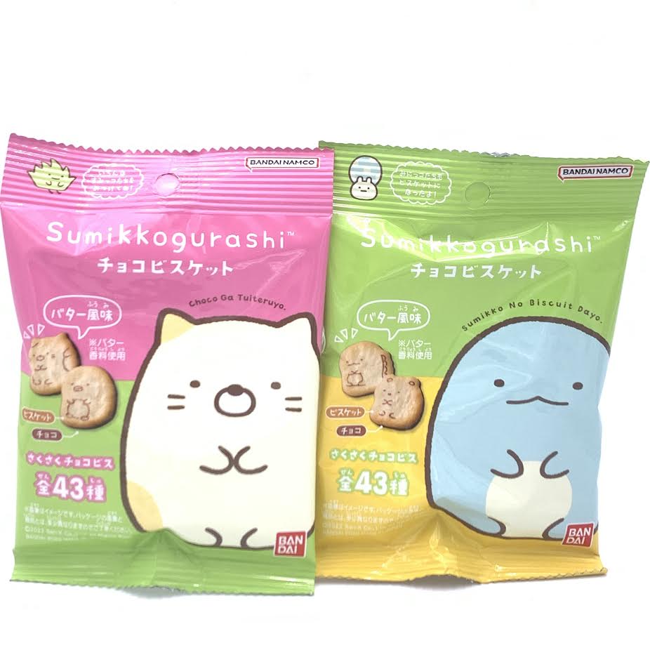 (2bags)Bandai x Sumikko Gurashi Chocolate Biscuit 21g