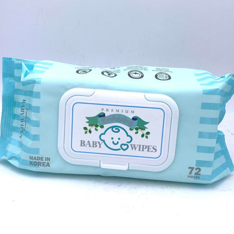 Premium Embossing Baby Wipes 72pcs嬰兒濕紙巾