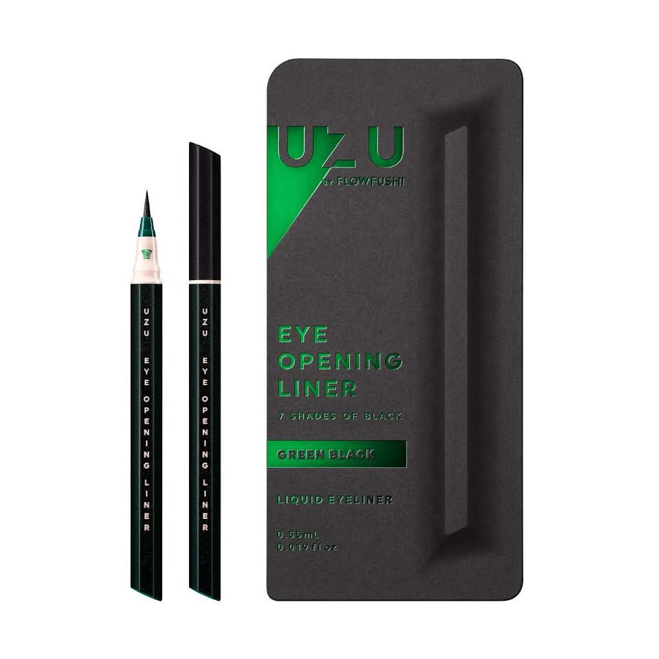 Uzu By Flowfushi Eye Opening Liner 7 Shades Of Black - Green Black