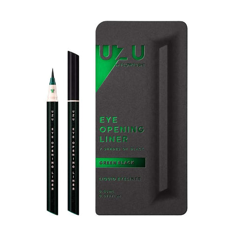 Uzu By Flowfushi Eye Opening Liner 7 Shades Of Black - Green Black