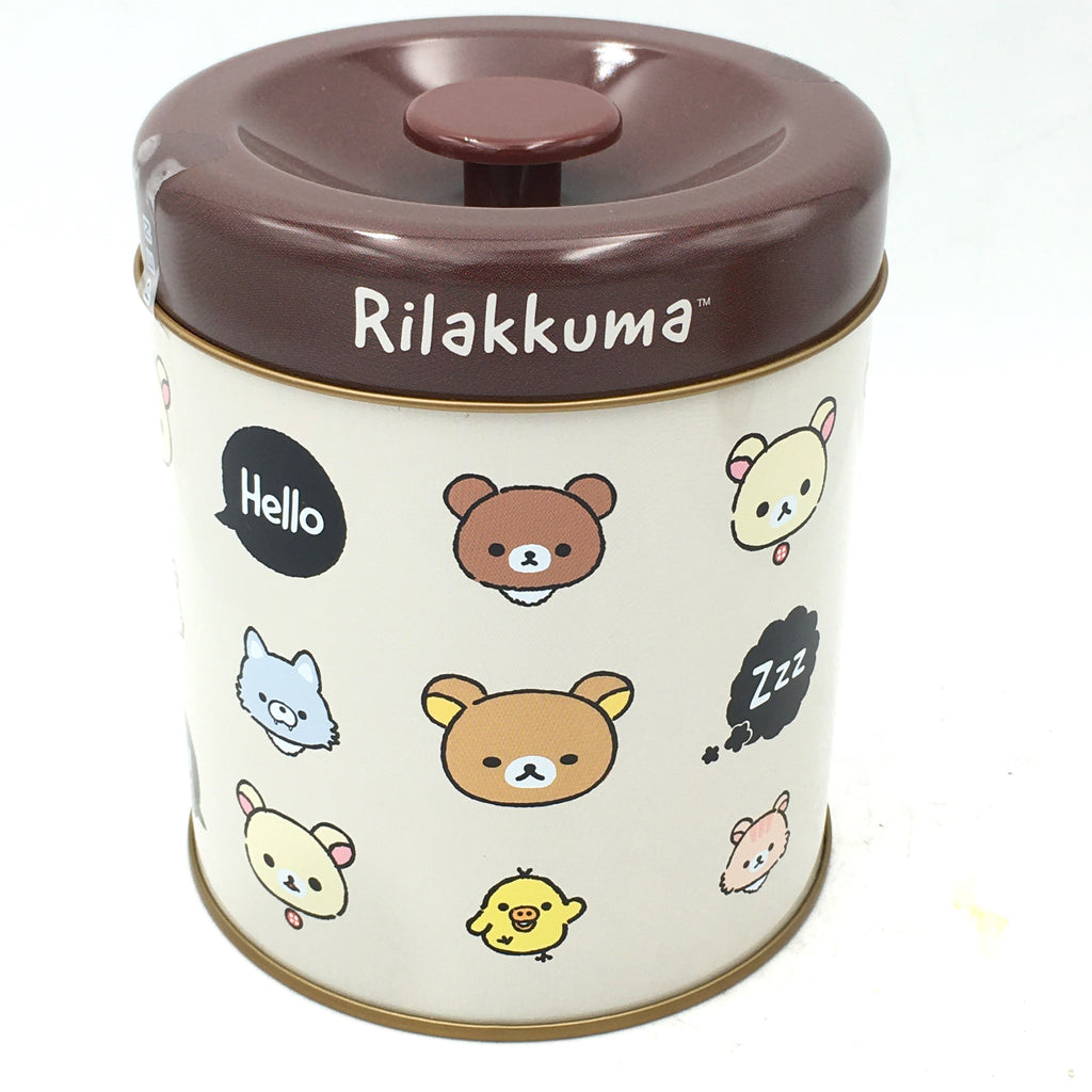 Heart San-X Rilakkuma Chocolate Cookies Circle Gift Can 80g日本圓桶巧克力餅乾禮品罐