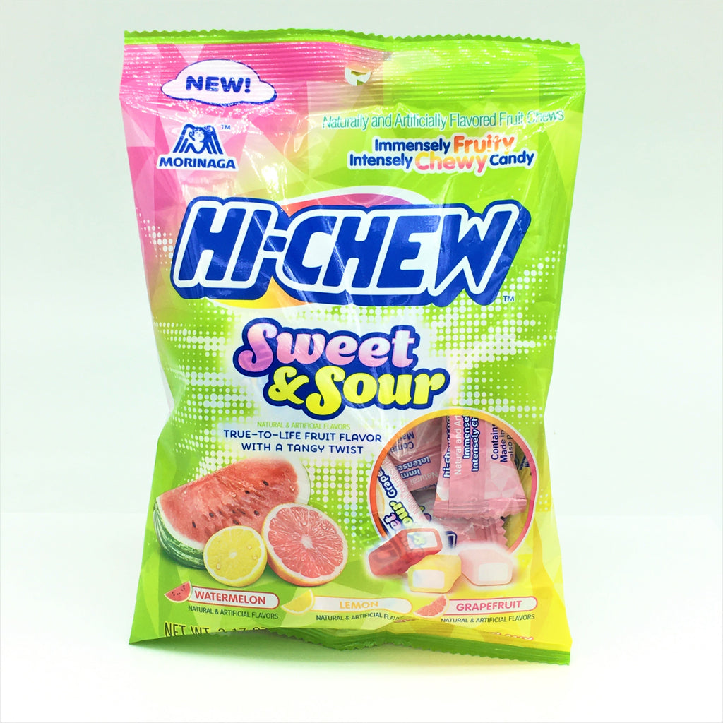 Morinaga HI-CHEW Fruity Chewy Candy - Sweet & Sour Mix 3.17 oz