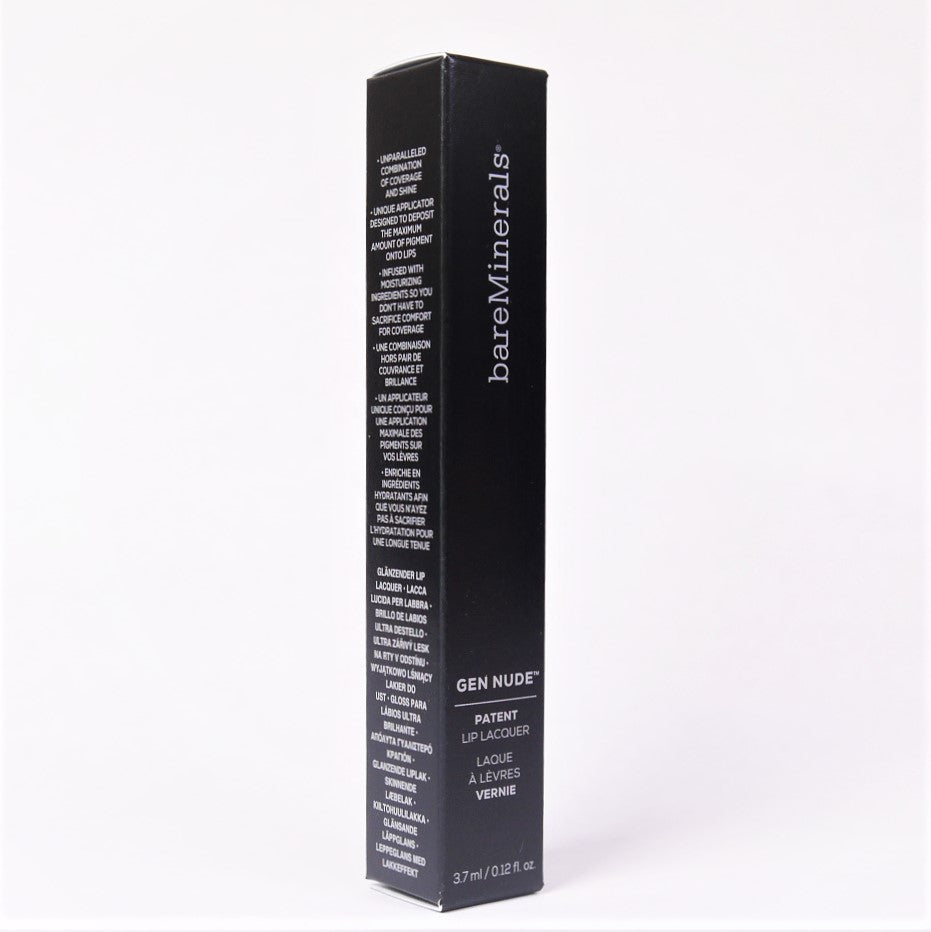 bareMinerals Gen Nude Patent Lip Lacquer , Perf , 3.7 ml / 0.21 oz - Psyduckonline