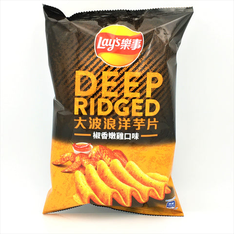 lay's Deep Ridged Pepper Chicken Flavored Chips 70g