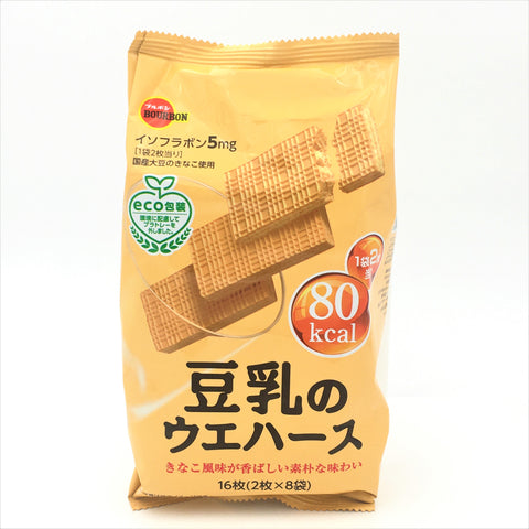 Bourbon Soy Milk Wafer Biscuit Cookies, 3.77 oz/ 107 g