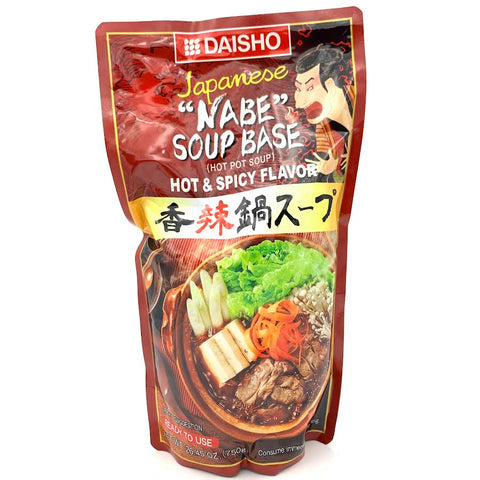 Daisho Japanese Nabe Soup Base -Hot & Spicy Flavor 26.45oz/750g