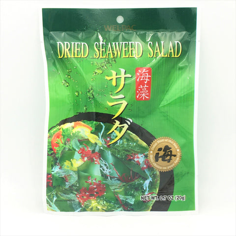 WEL-PAC Dried Seaweed Salad 0.7oz / 20g